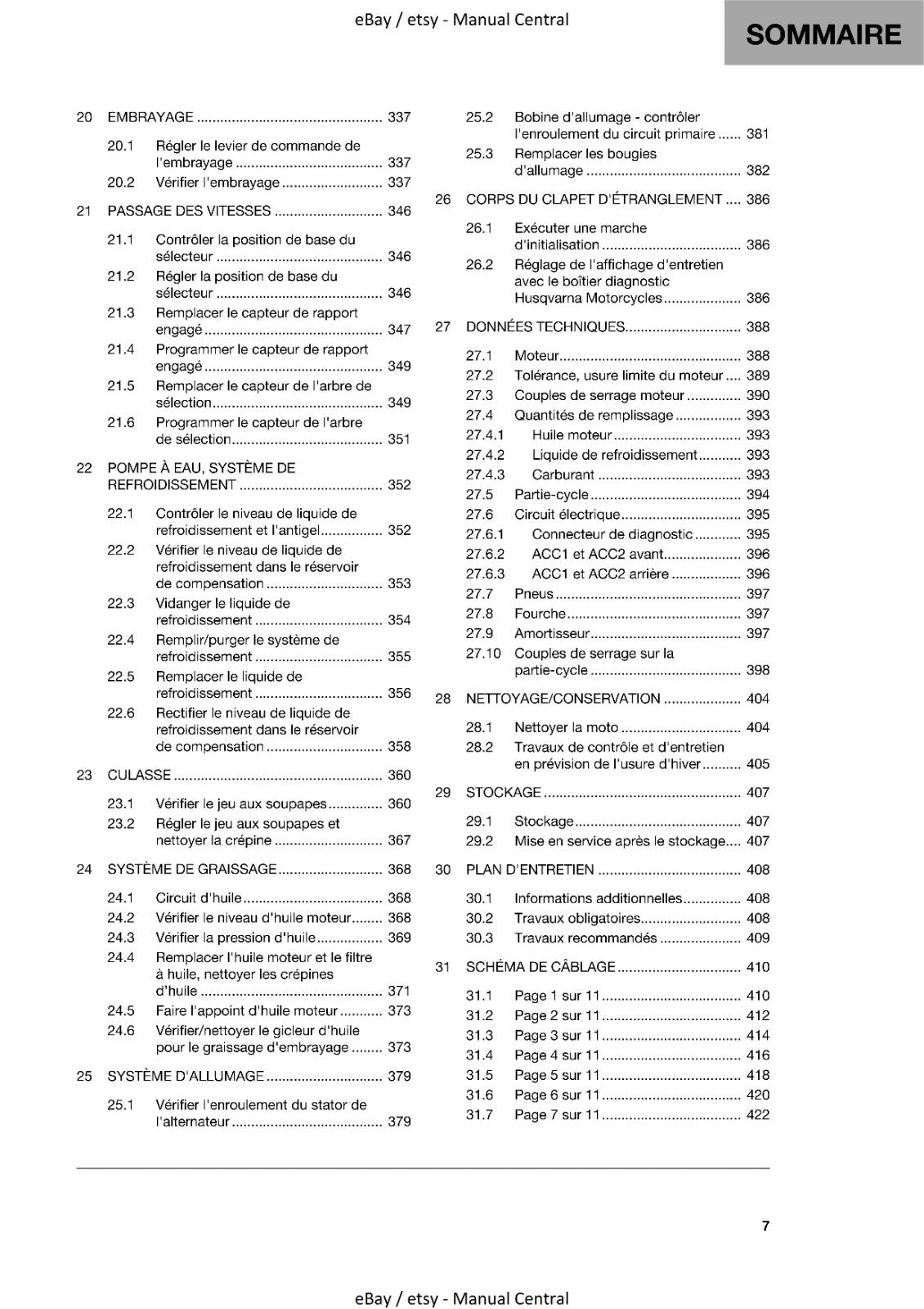 FRENCH LANGUAGE - 2022 HUSQVARNA - NORDEN 901 - MANUEL DE REPARATION