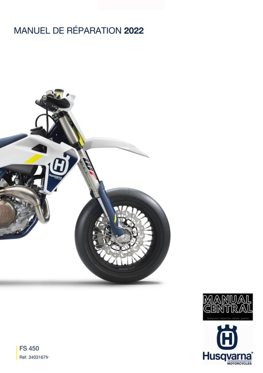 FRENCH LANGUAGE - 2022 HUSQVARNA - FS 450 - MANUEL DE REPARATION