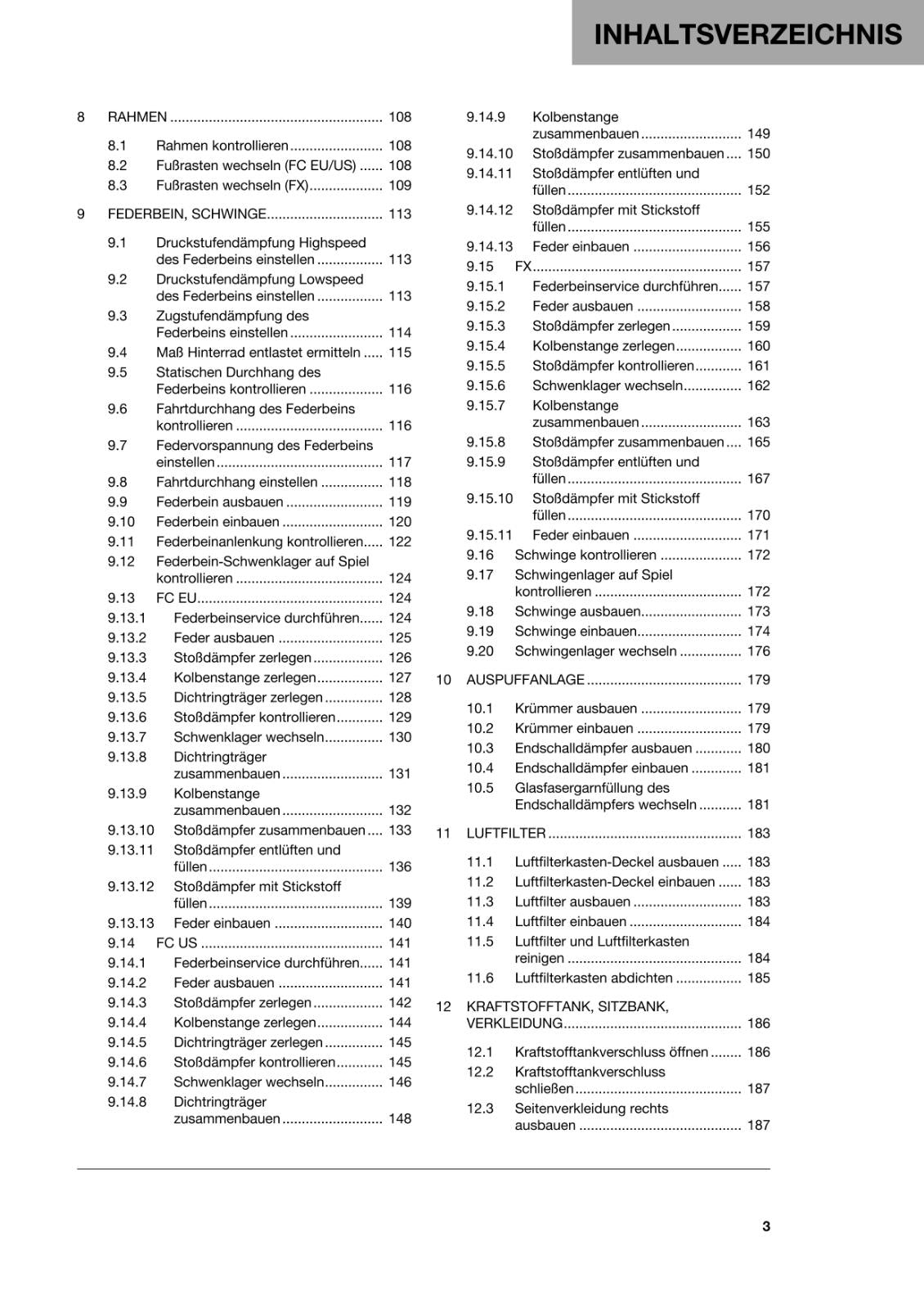 GERMAN LANGUAGE - HUSQVARNA 2022 - FC FX 350 - REPARATURANLEITUNG REPRINTED