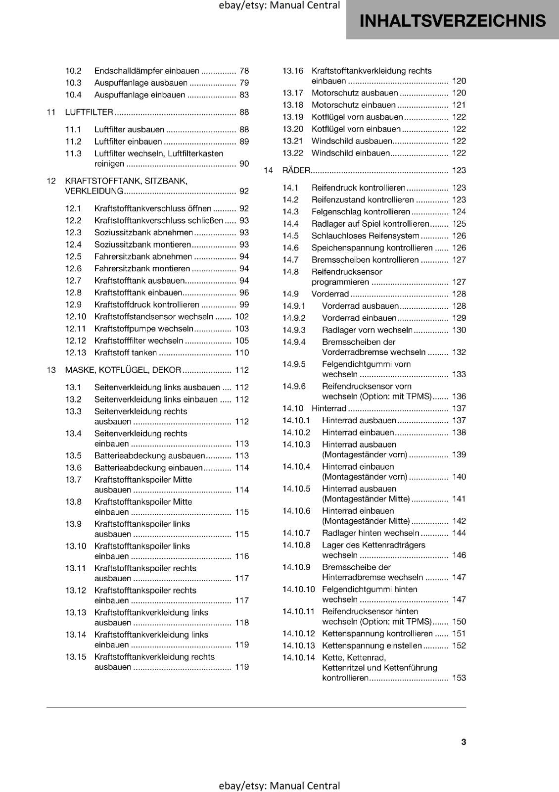 GERMAN LANGUAGE - HUSQVARNA 2022 - NORDEN 901 - REPARATURANLEITUNG REPRINTED