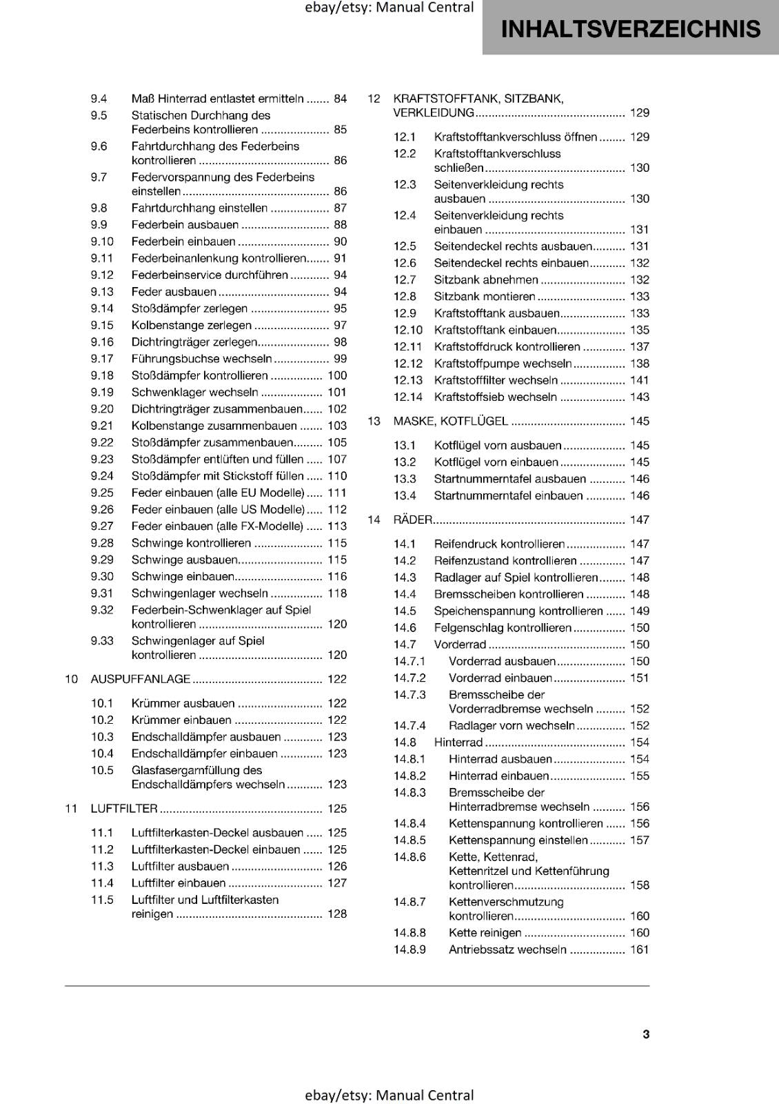 GERMAN LANGUAGE - HUSQVARNA 2023 - FC FX 350 HERITAGE - REPARATURANLEITUNG