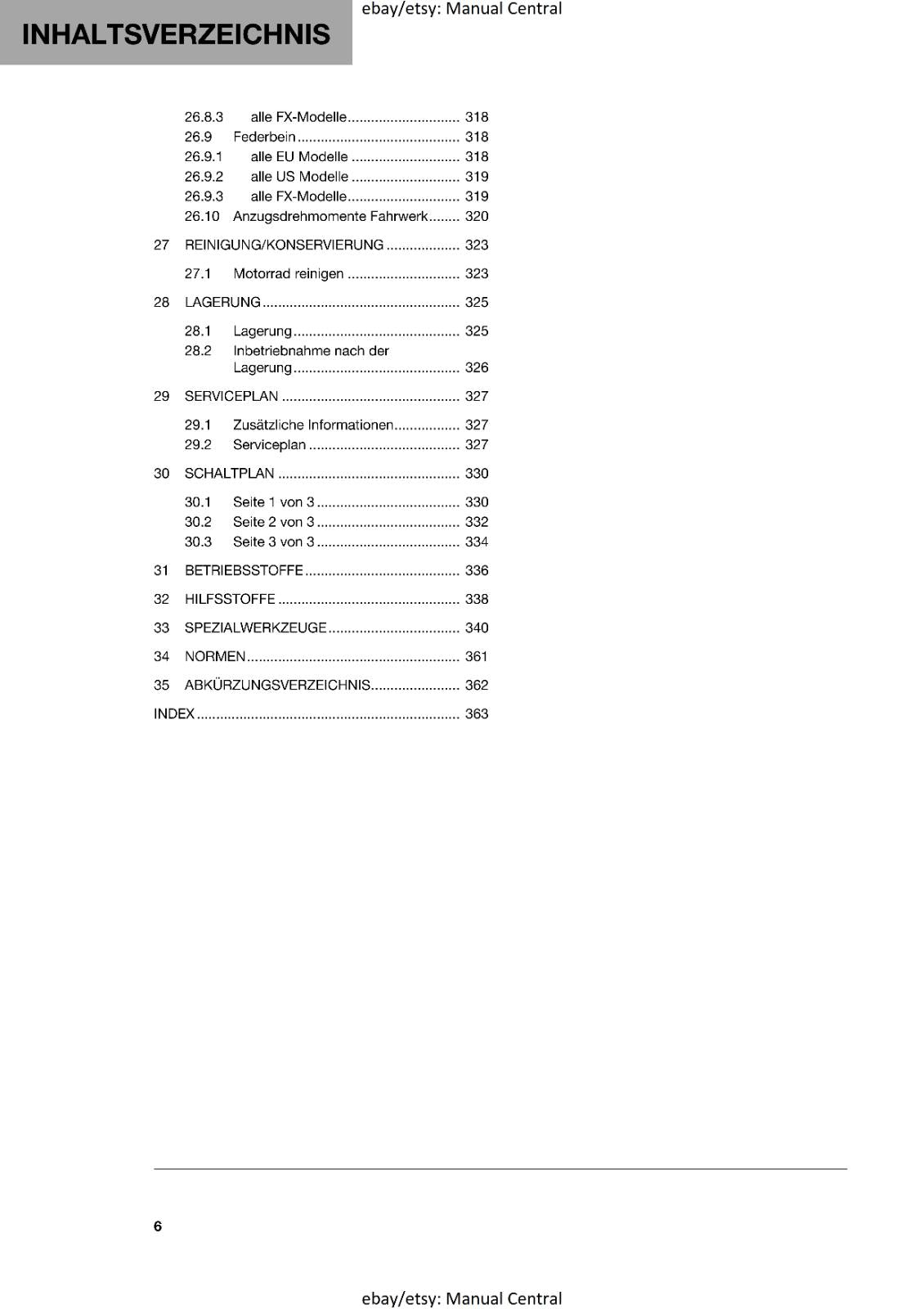 GERMAN LANGUAGE - HUSQVARNA 2023 - FC FX 350 HERITAGE - REPARATURANLEITUNG