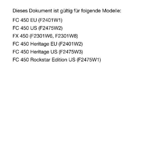 GERMAN LANGUAGE - HUSQVARNA 2023 - FC FX 450 HERITAGE - REPARATURANLEITUNG