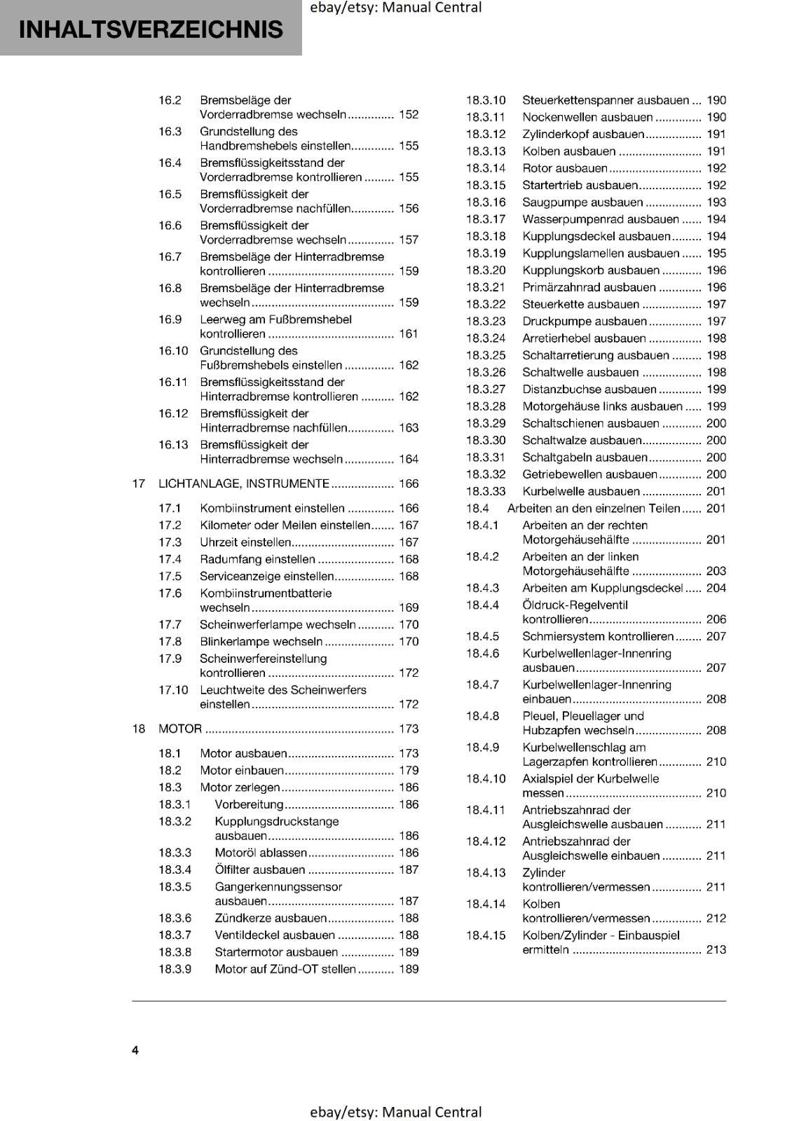 GERMAN LANGUAGE - HUSQVARNA 2023 - FE 350 350s HERITAGE - REPARATURANLEITUNG