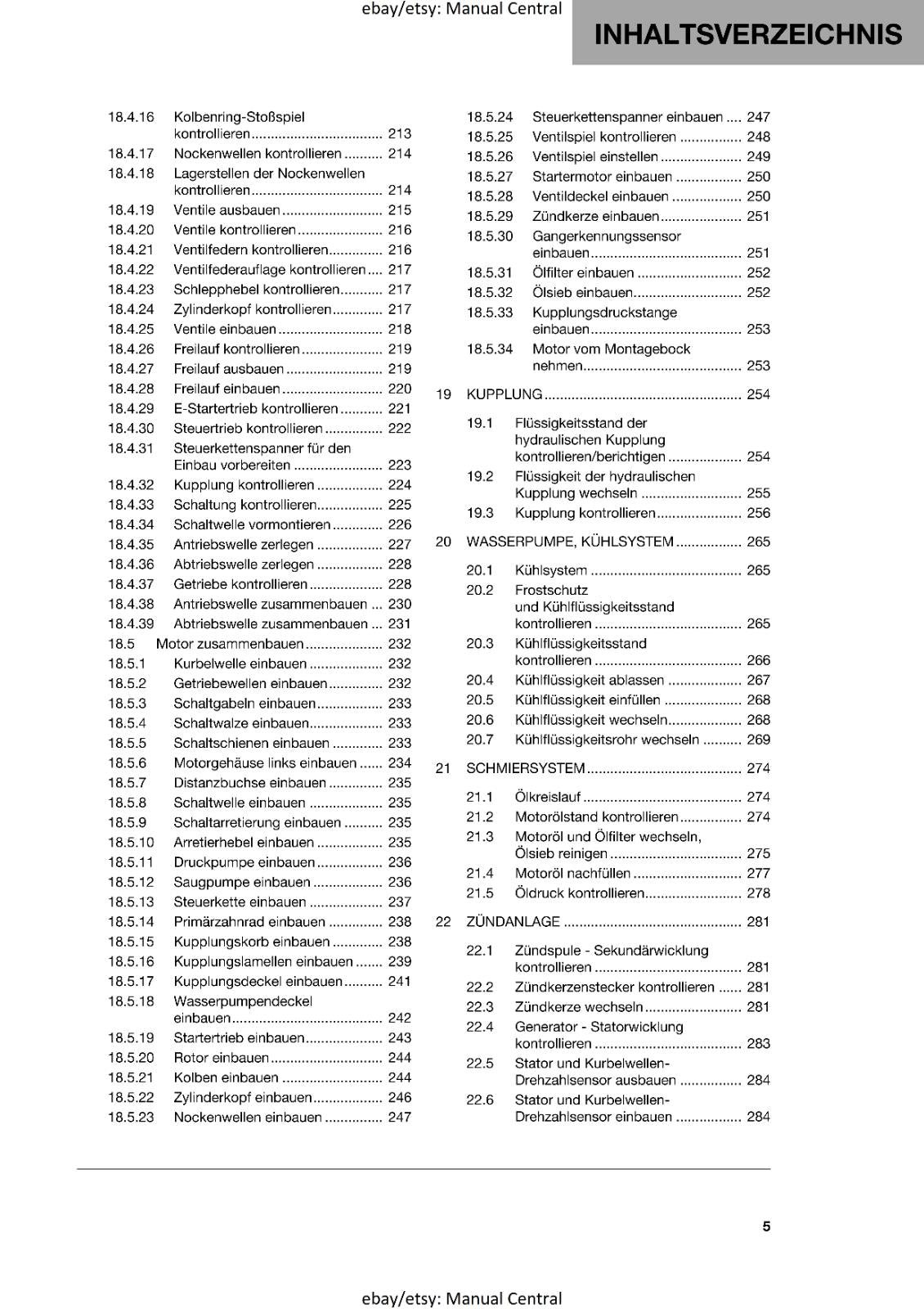 GERMAN LANGUAGE - HUSQVARNA 2023 - FE 350 350s HERITAGE - REPARATURANLEITUNG