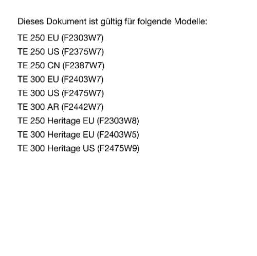 GERMAN LANGUAGE - HUSQVARNA 2023 - TE - REPARATURANLEITUNG