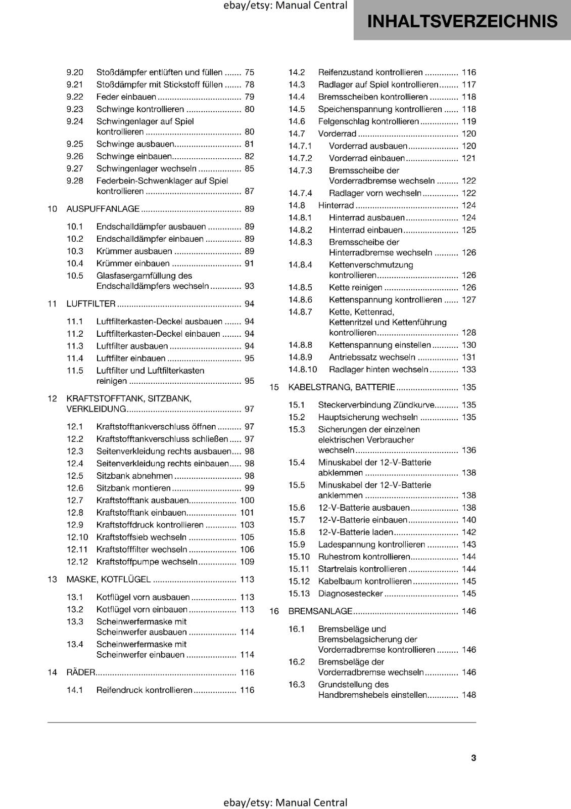 GERMAN LANGUAGE - HUSQVARNA 2023 - TE - REPARATURANLEITUNG