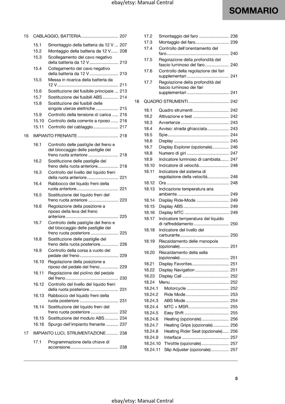 ITALIAN - 2023 HUSQVARNA - NORDEN 901 EXPEDITION - MANUALE DI RIPARAZIONE