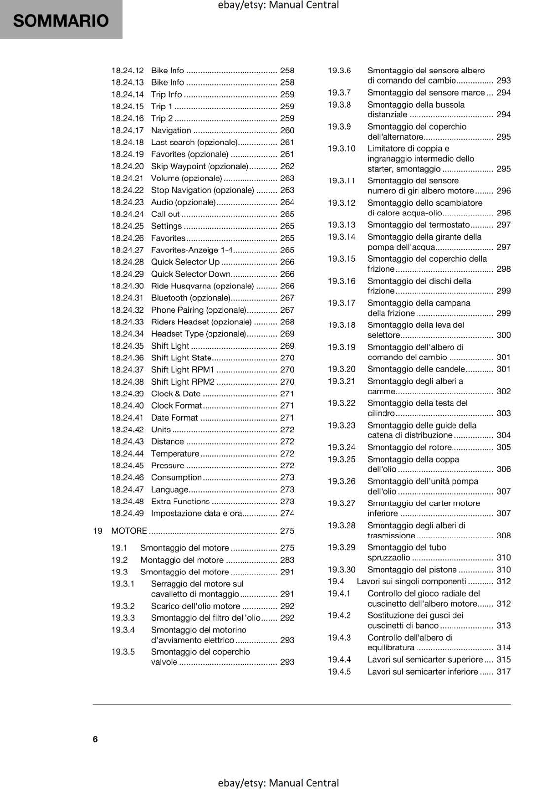 ITALIAN - 2023 HUSQVARNA - NORDEN 901 EXPEDITION - MANUALE DI RIPARAZIONE