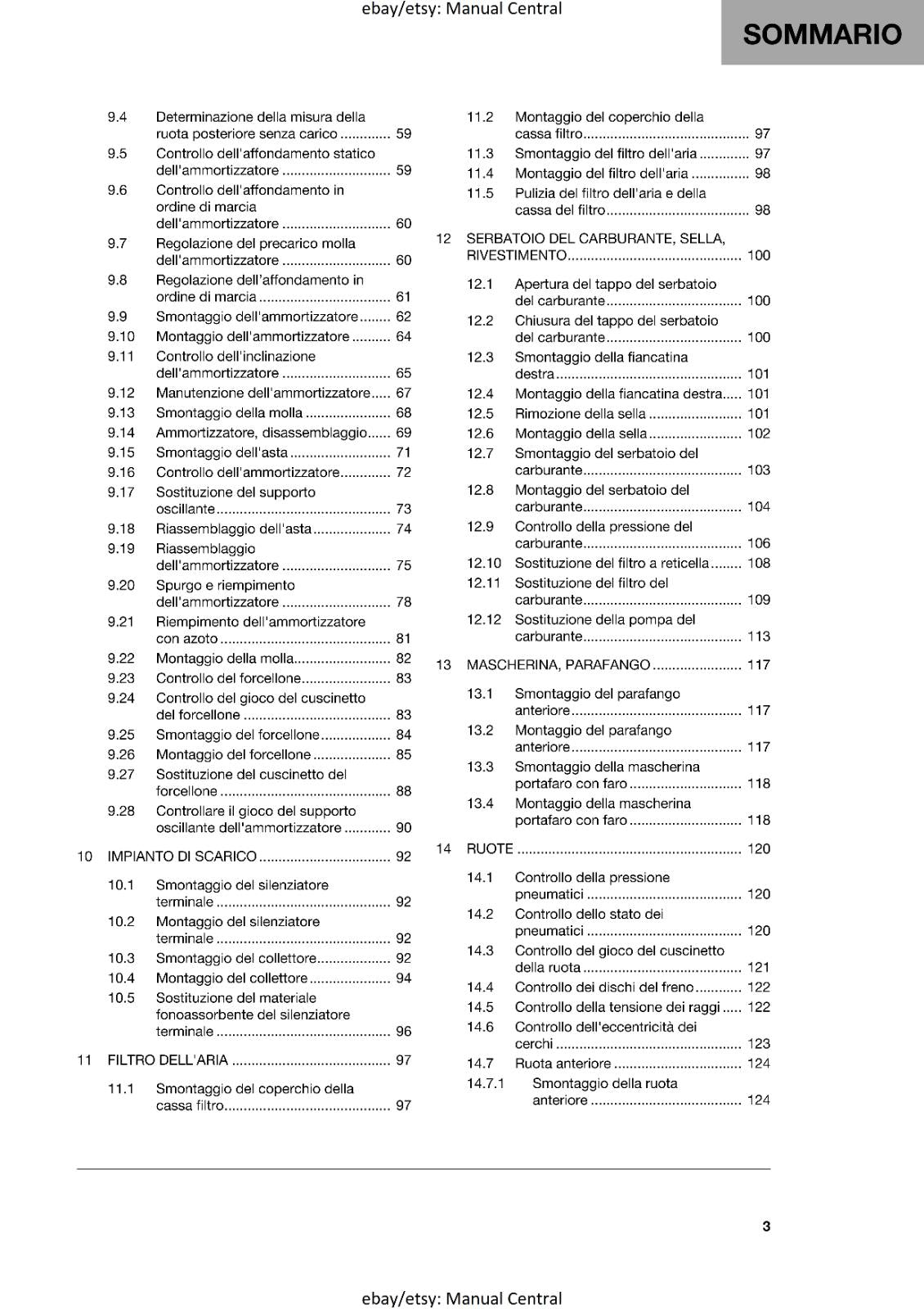 ITALIAN - 2023 HUSQVARNA - TE 250 300 HERITAGE - MANUALE DI RIPARAZIONE