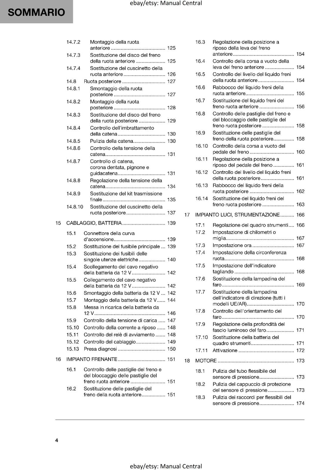 ITALIAN - 2023 HUSQVARNA - TE 250 300 HERITAGE - MANUALE DI RIPARAZIONE