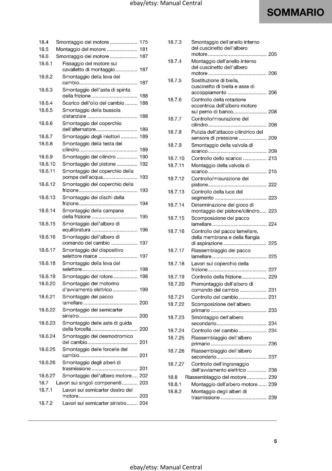 ITALIAN - 2023 HUSQVARNA - TE 250 300 HERITAGE - MANUALE DI RIPARAZIONE