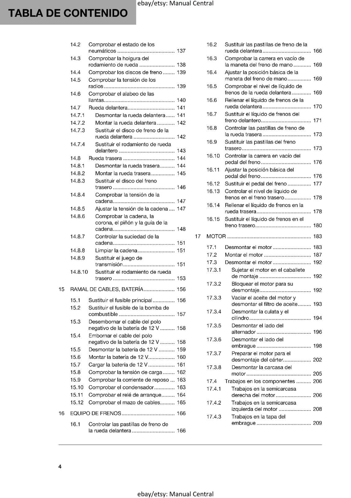 SPANISH LANGUAGE - HUSQVARNA 2023 - FC 250 HERITAGE -  MANUAL DE REPARACION