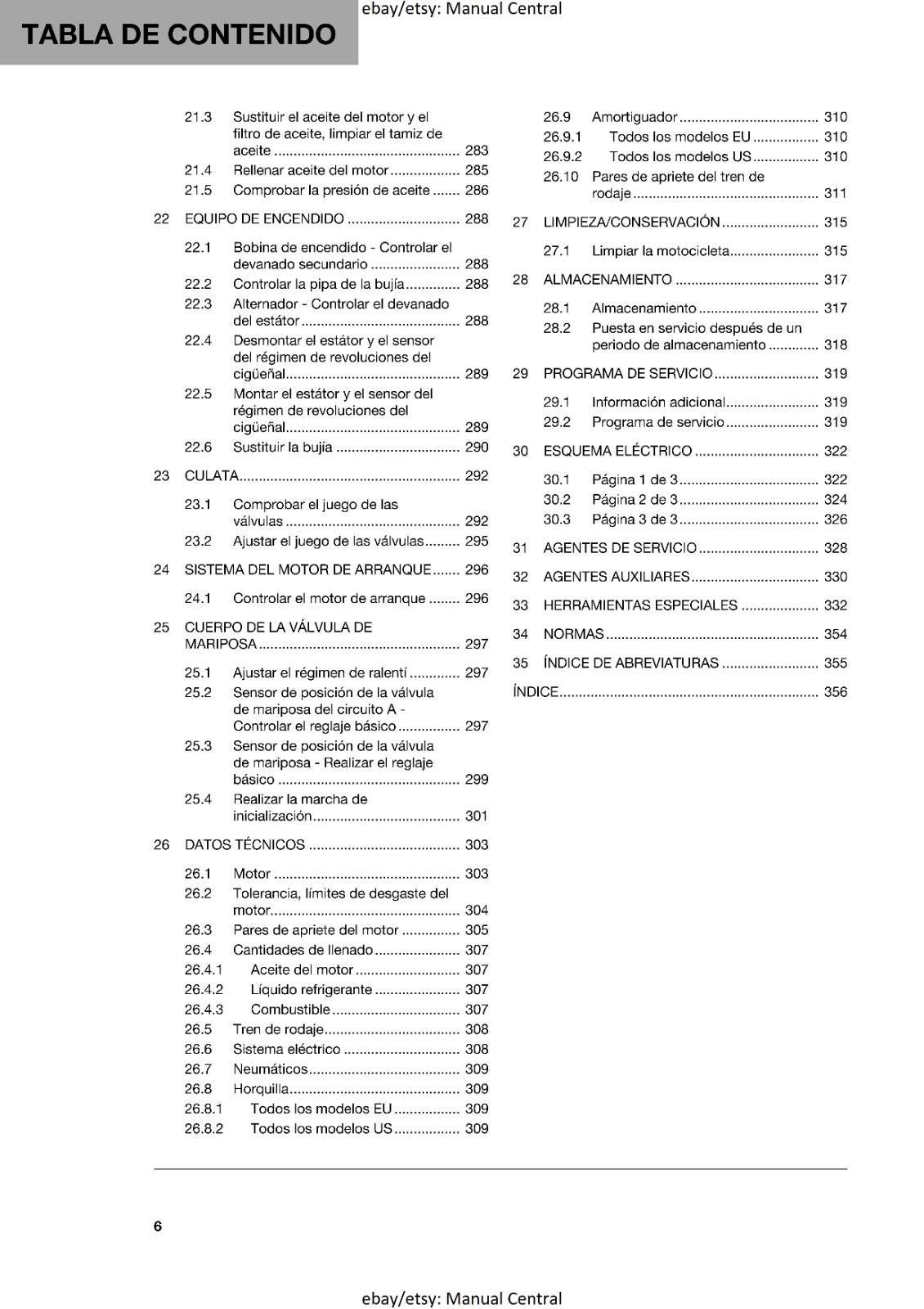 SPANISH LANGUAGE - HUSQVARNA 2023 - FC 250 HERITAGE -  MANUAL DE REPARACION