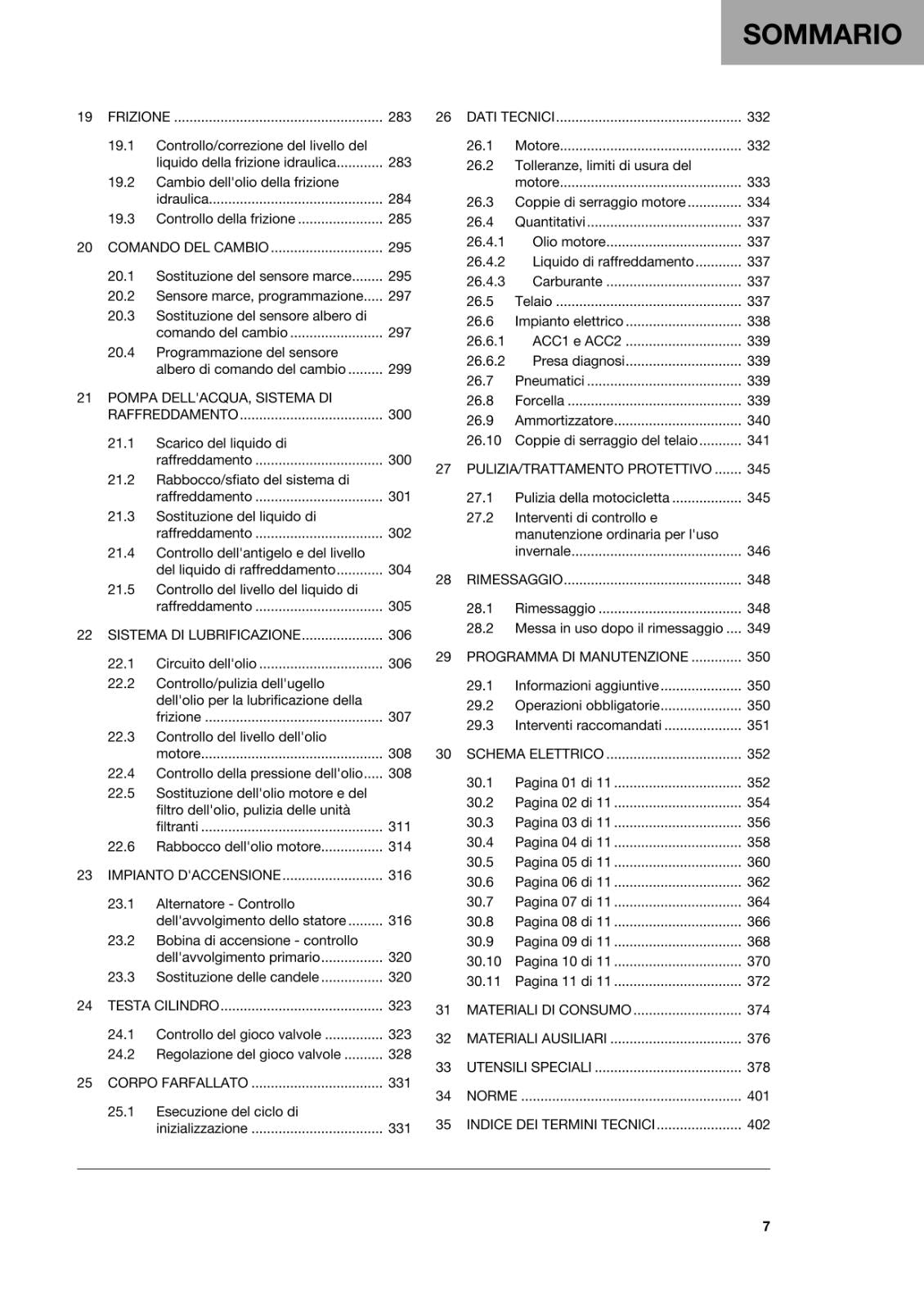 ITALIAN - HUSQVARNA 2022 - 701 ENDURO US EDITION - MANUALE DI RIPARAZIONE