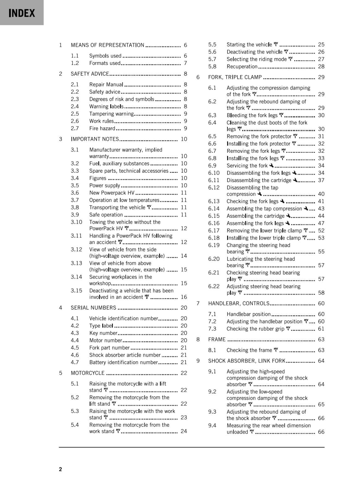 KTM 2022 - FREERIDE E-XC - REPAIR WORKSHOP SERVICE MANUAL REPRINTED