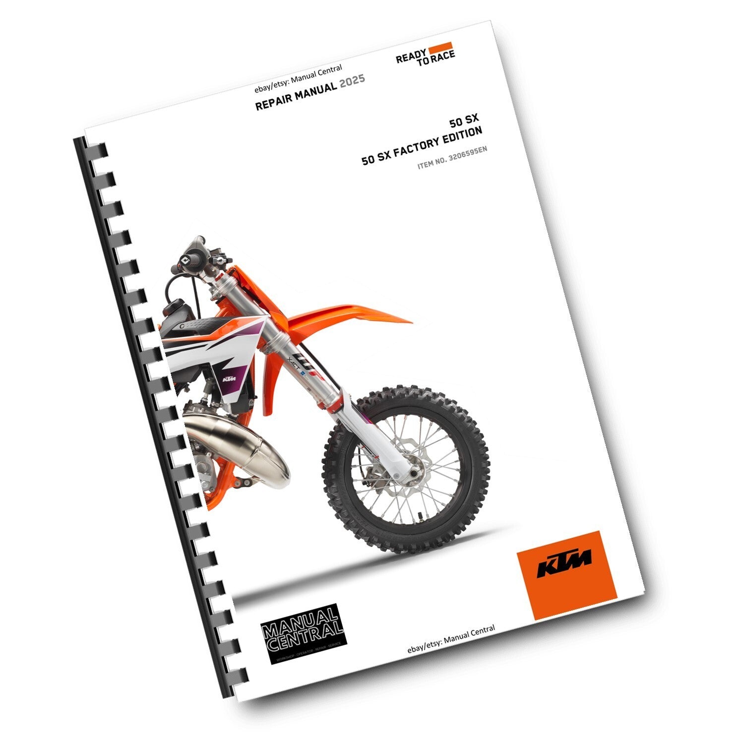 KTM 2025 - 50 SX FACTORY EDITION - WORKSHOP SERVICE REPAIR MANUAL REPRINTED