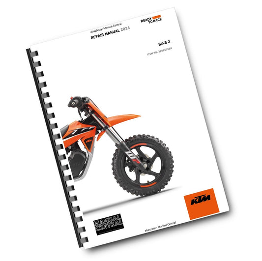 KTM 2024 - SX-E 2 - WORKSHOP SERVICE MANUAL COMB BOUND