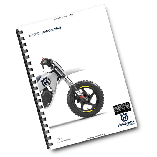 HUSQVARNA 2025 - EE 2 - OWNERS MANUAL - REPRINTED COMB BOUND