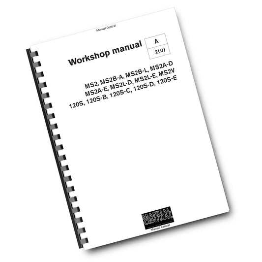 VOLVO PENTA MS2 MS2A MS2B MS2L MS2V 120S SERVICE WORKSHOP SERVICE MANUAL