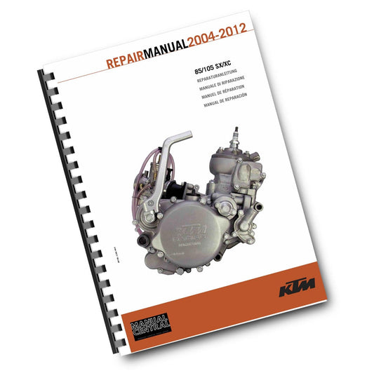 KTM 2004 TO 2012 - 85 105 SX XC - ENGINE WORKSHOP SERVICE REPAIR MANUAL
