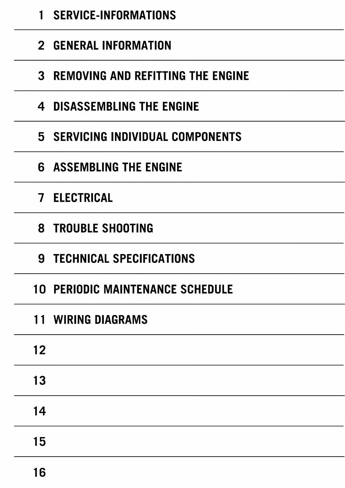 KTM 2004 TO 2012 - 85 105 SX XC - ENGINE WORKSHOP SERVICE REPAIR MANUAL