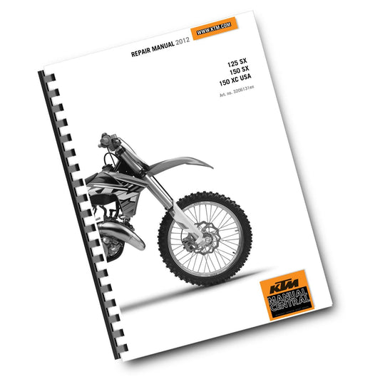KTM 2012 - 125 150 SX XC - WORKSHOP SERVICE REPAIR MANUAL