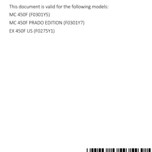 GASGAS 2025 OWNERS MANUAL - MC EX 450F PRADO EDITION