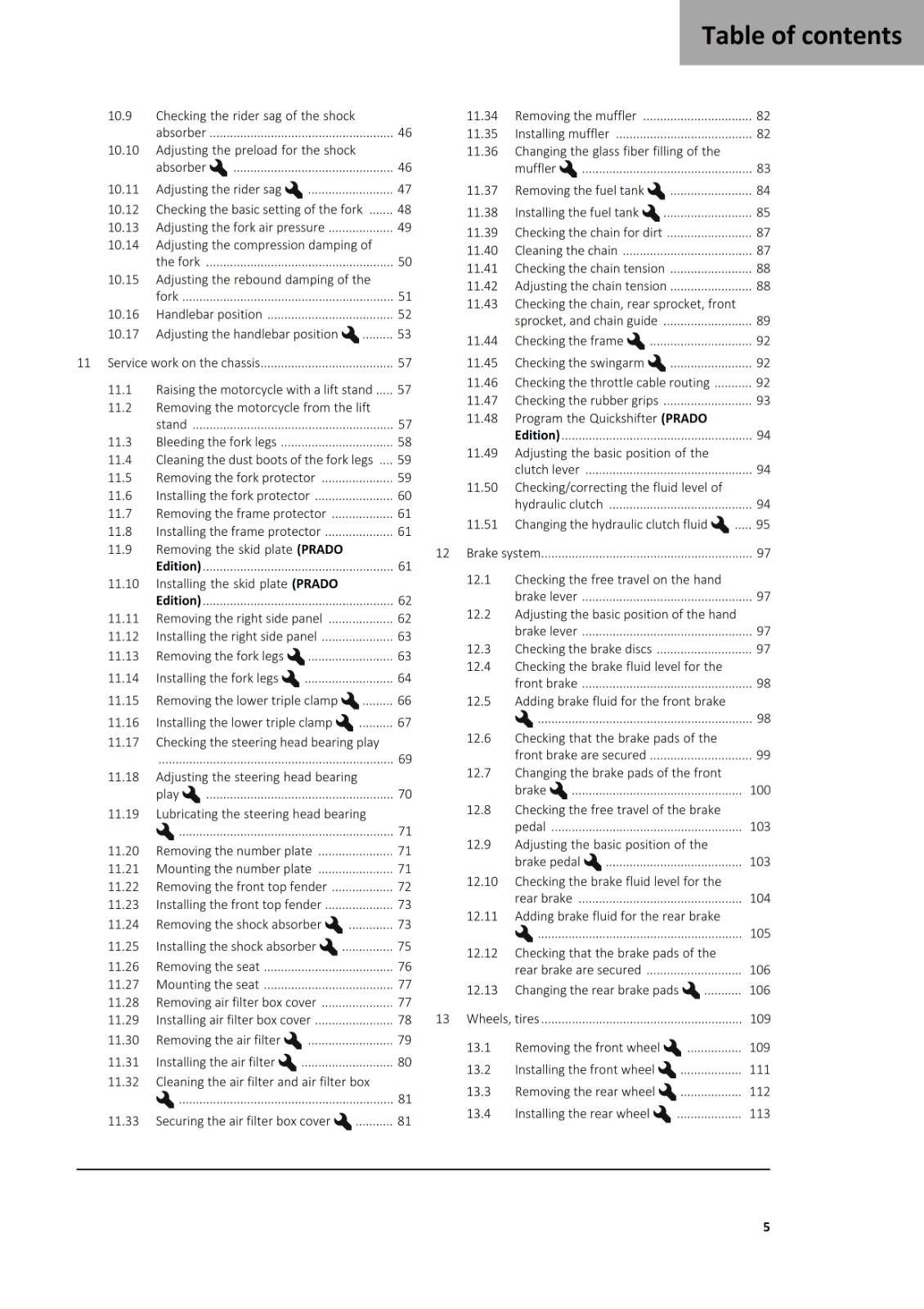 GASGAS 2025 OWNERS MANUAL - MC EX 450F PRADO EDITION