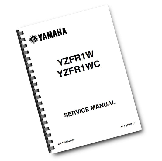 YAMAHA YZFR1W YZFR1WC - 2007 2008 WORKSHOP REPAIR SERVICE MANUAL