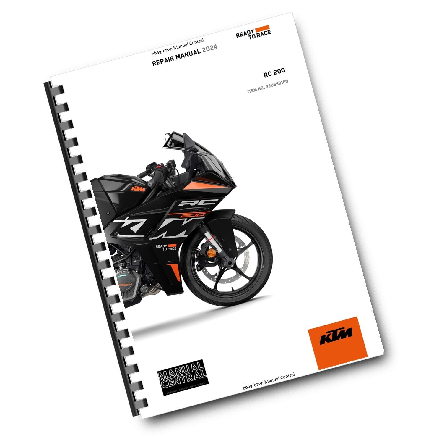 KTM 2024 - RC 200 - WORKSHOP SERVICE MANUAL