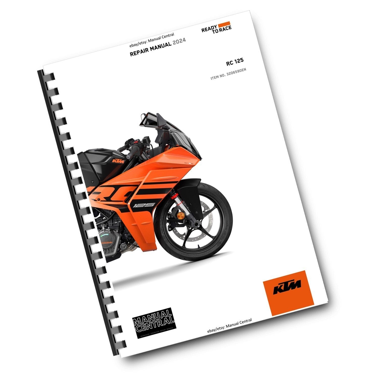 KTM 2024 - RC 125 - WORKSHOP SERVICE MANUAL