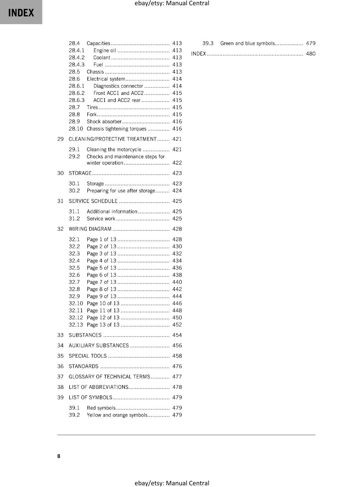 KTM 2024 - 1390 SUPER DUKE R - WORKSHOP SERVICE MANUAL