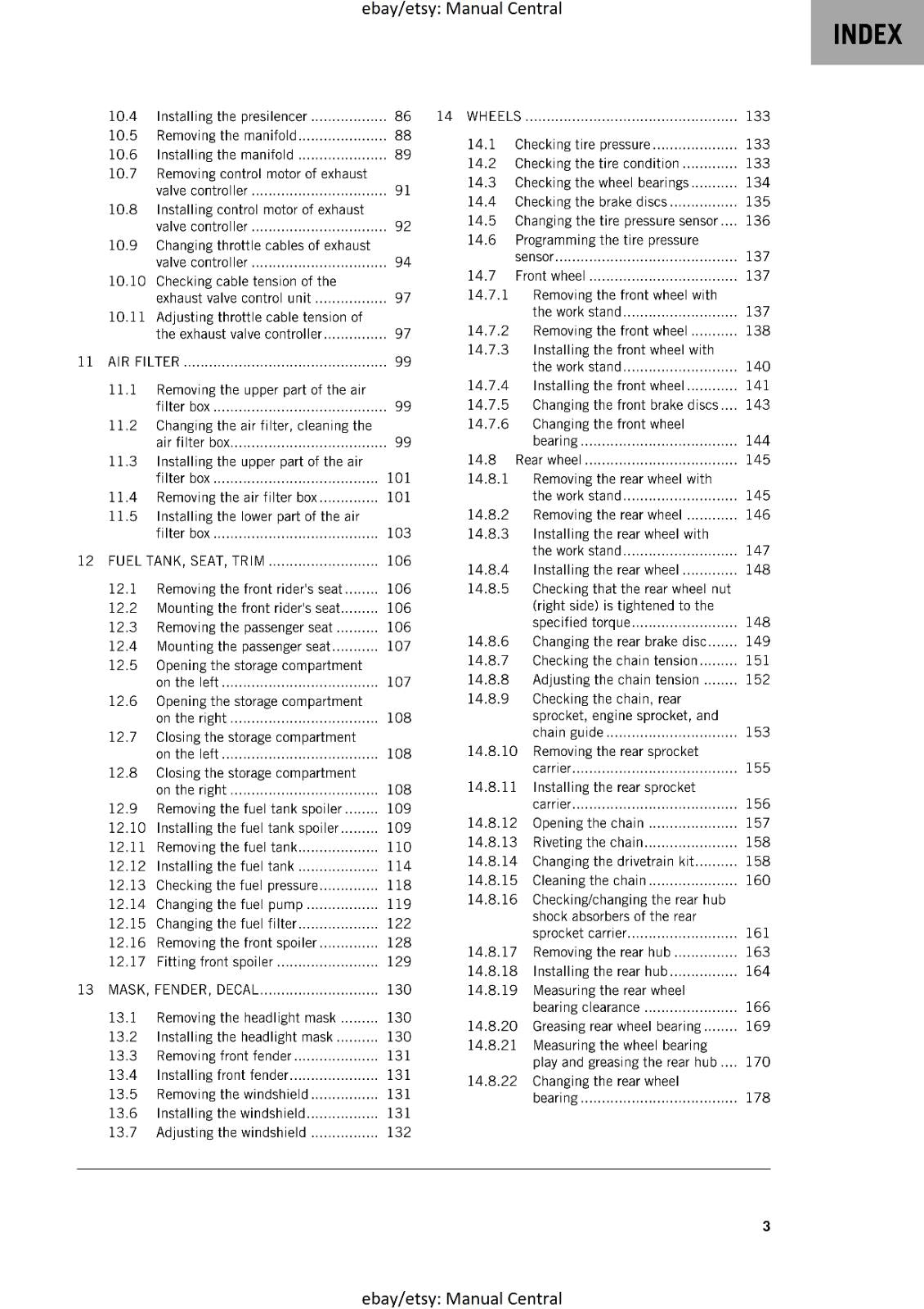 KTM 2024 - 1290 SUPER DUKE GT - WORKSHOP SERVICE MANUAL