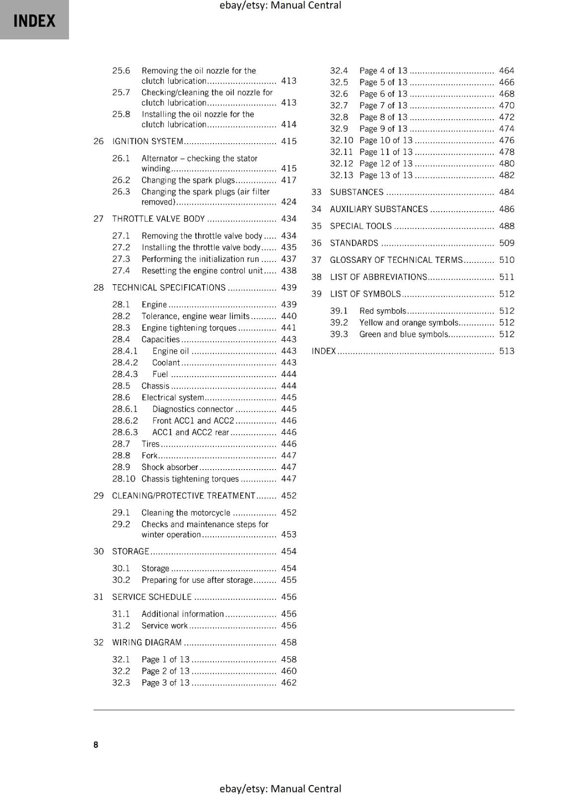 KTM 2024 - 1290 SUPER DUKE GT - WORKSHOP SERVICE MANUAL