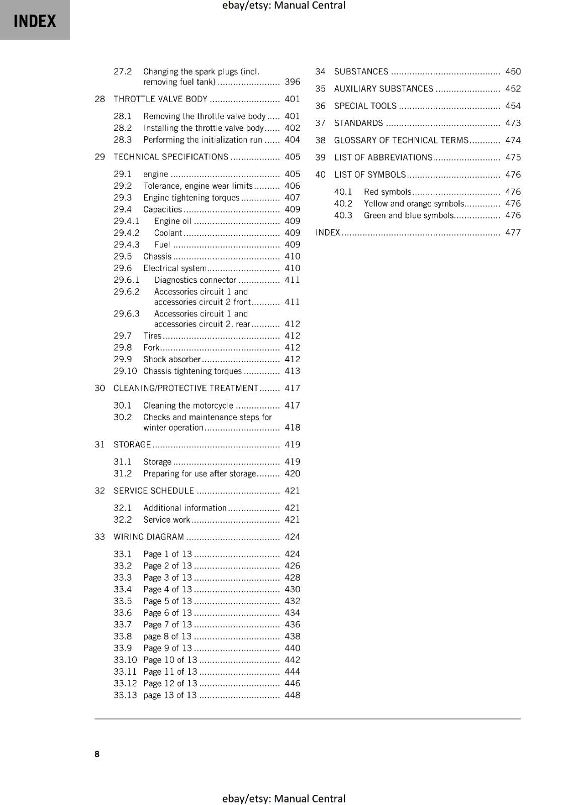 KTM 2024 - 1290 SUPER ADVENTURE S - WORKSHOP SERVICE MANUAL