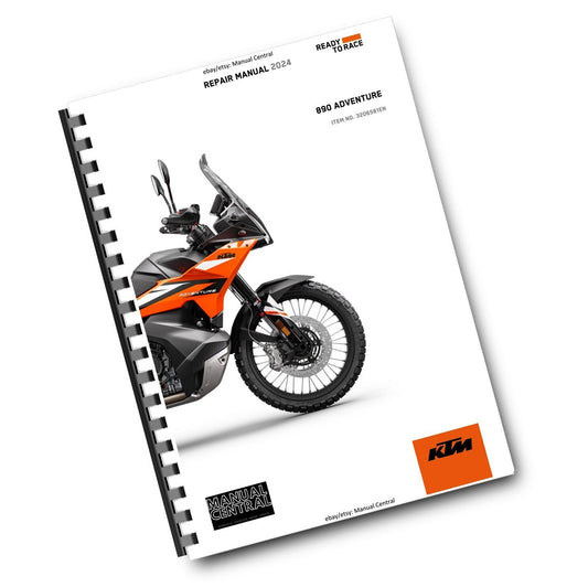 KTM 2024 - 890 ADVENTURE  - WORKSHOP SERVICE MANUAL