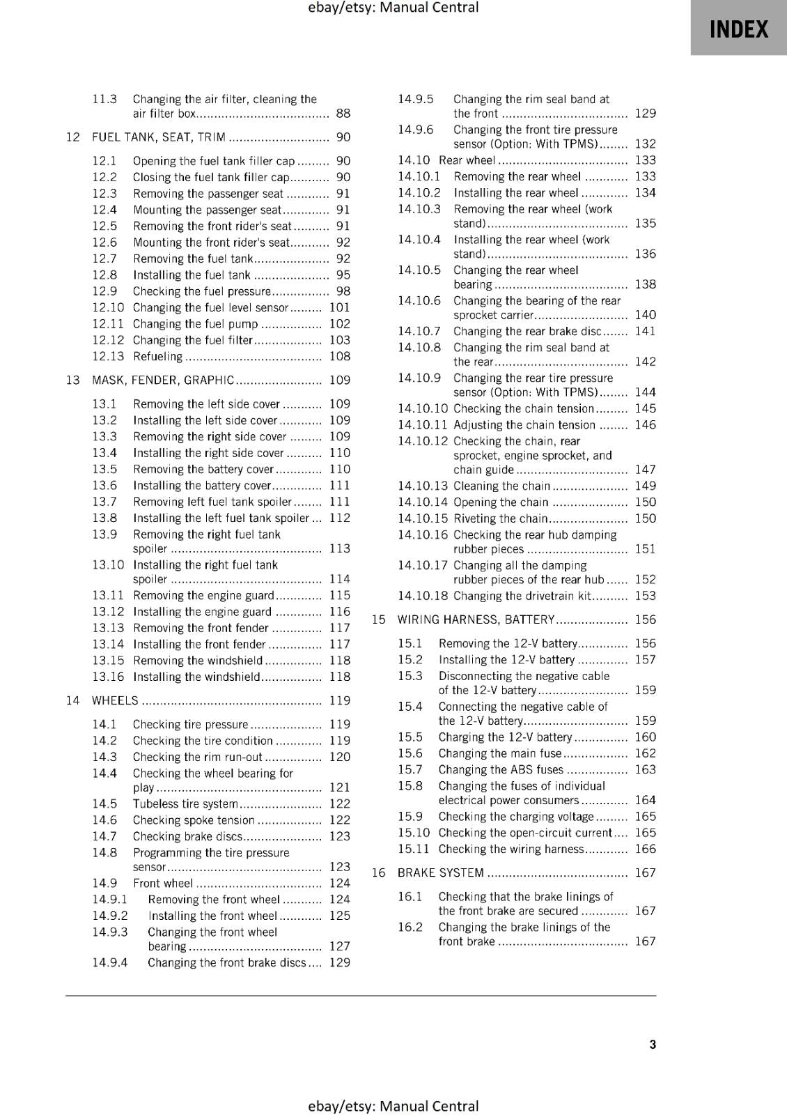 KTM 2024 - 890 ADVENTURE  - WORKSHOP SERVICE MANUAL