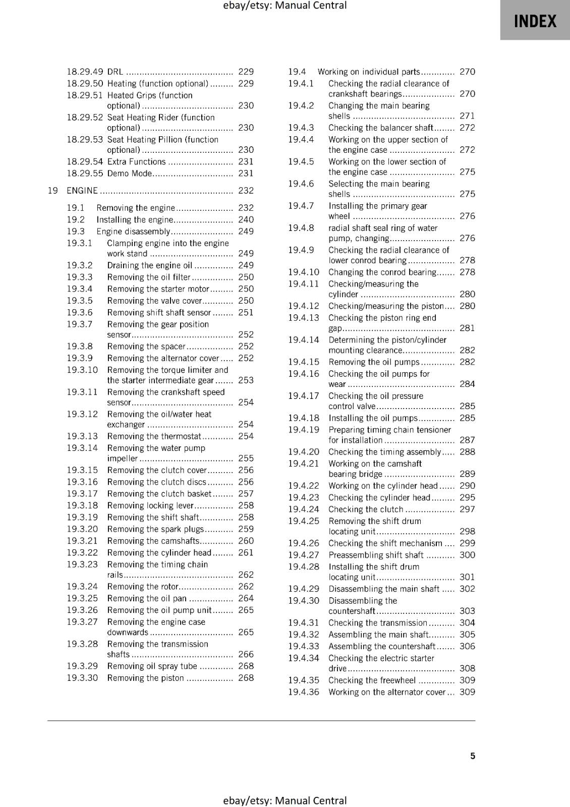 KTM 2024 - 890 ADVENTURE  - WORKSHOP SERVICE MANUAL