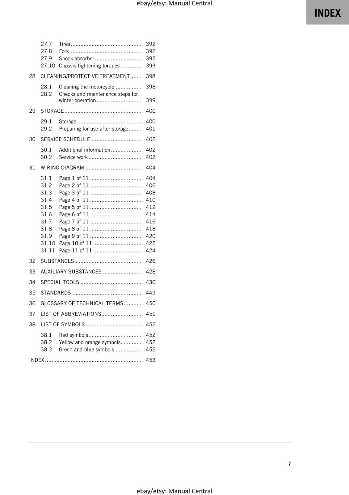KTM 2024 - 890 ADVENTURE  - WORKSHOP SERVICE MANUAL