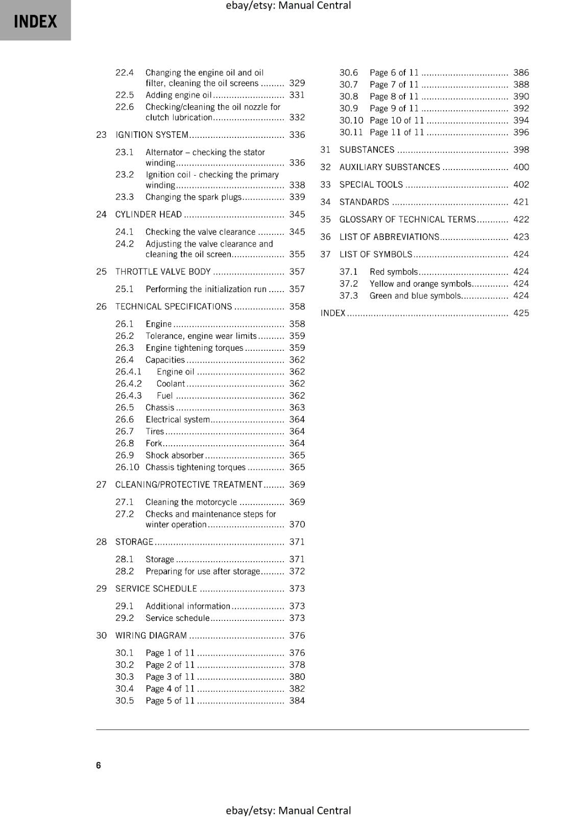 KTM 2024 - 790 DUKE L - WORKSHOP SERVICE MANUAL