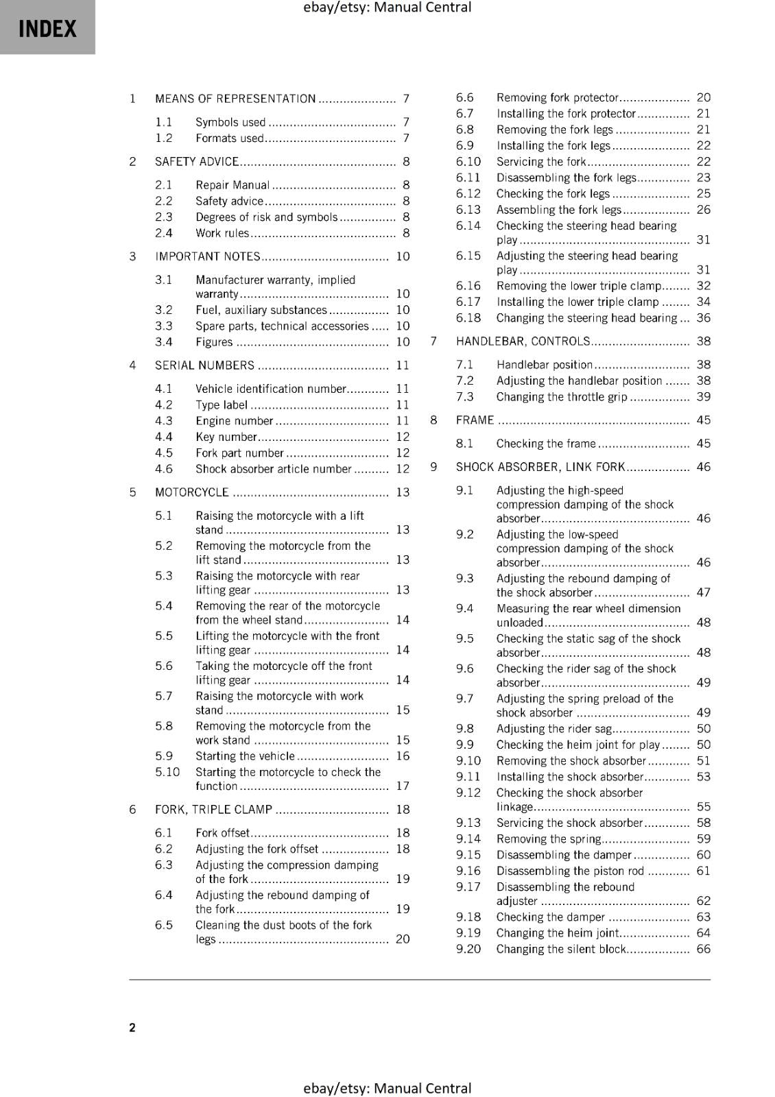 KTM 2024 - 690 SMC R US EDITION - WORKSHOP SERVICE MANUAL