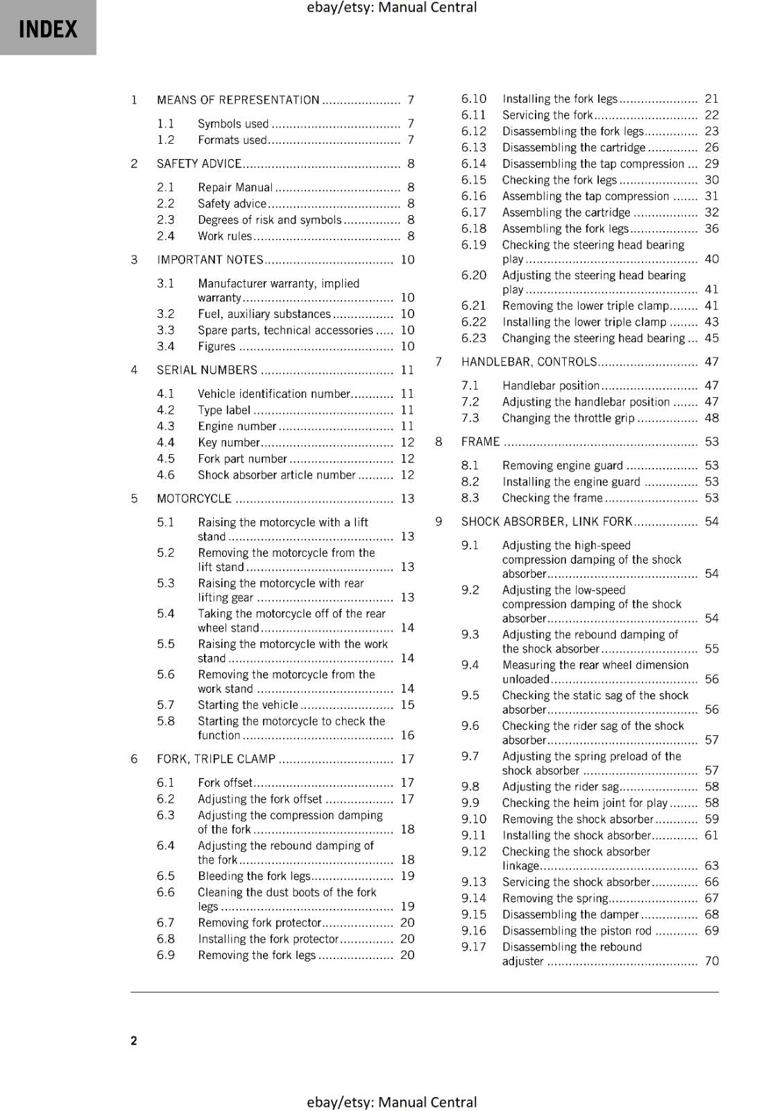 KTM 2024 - 690 ENDURO R US EDITION - WORKSHOP SERVICE MANUAL