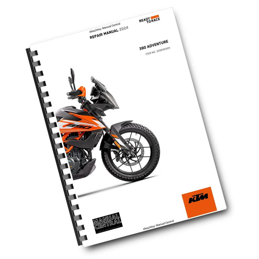 KTM 2024 - 390 ADVENTURE - WORKSHOP SERVICE MANUAL COMB BOUND