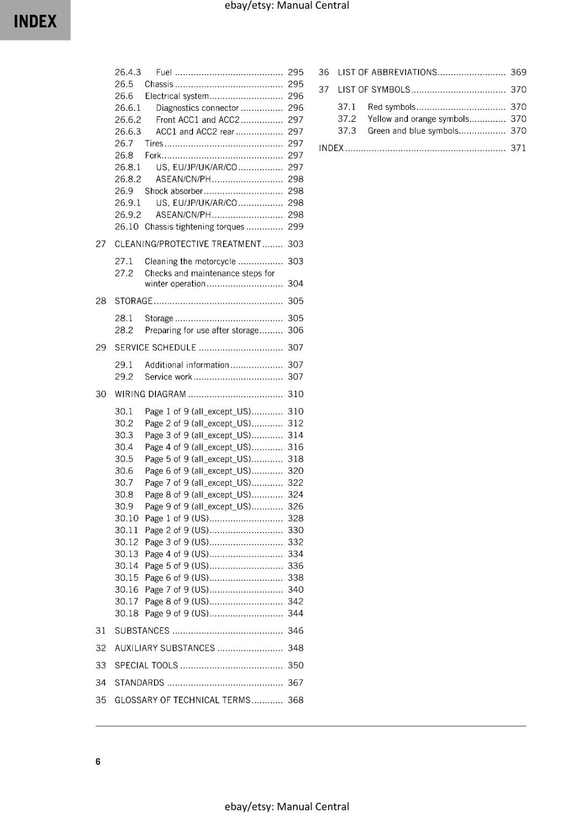 KTM 2024 - 390 ADVENTURE - WORKSHOP SERVICE MANUAL COMB BOUND
