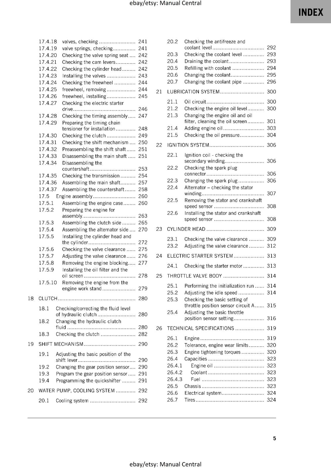 KTM 2024 - 350 SX-F XC-F FACTORY EDITION - WORKSHOP SERVICE MANUAL COMB BOUND