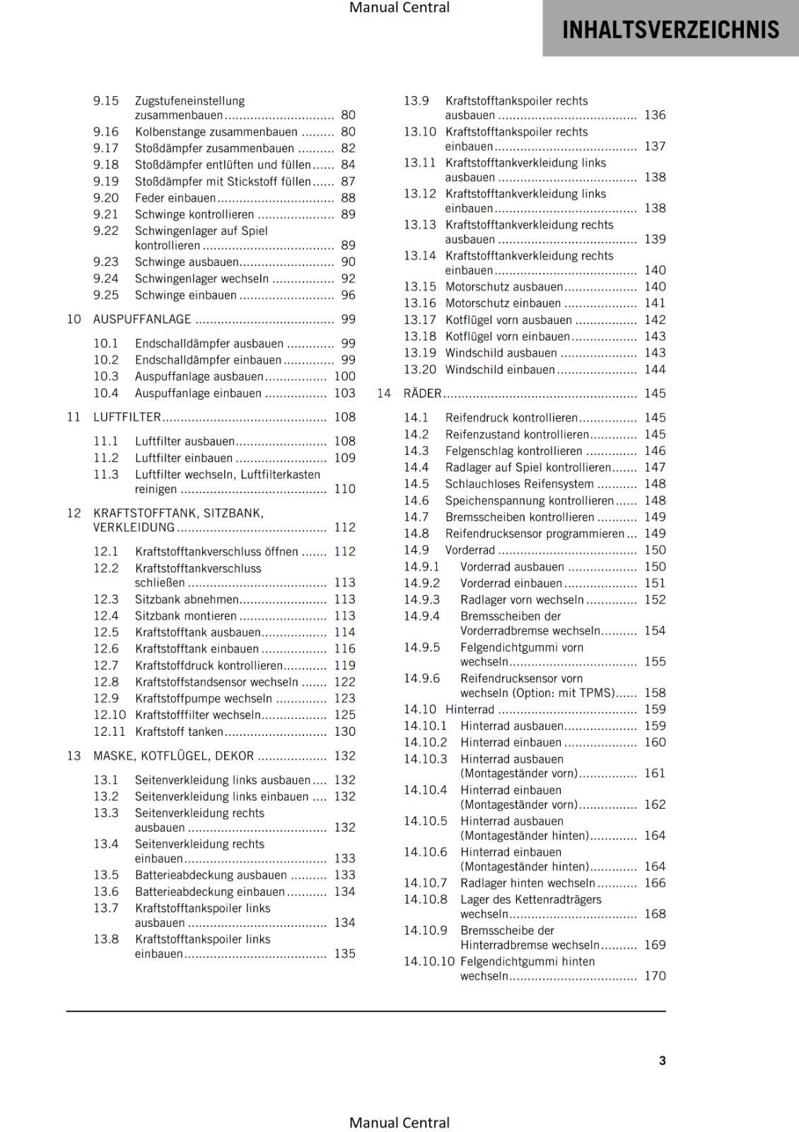 GERMAN LANGUAGE - KTM 2021 - 790 ADVENTURE R - REPARATURANLEITUNG