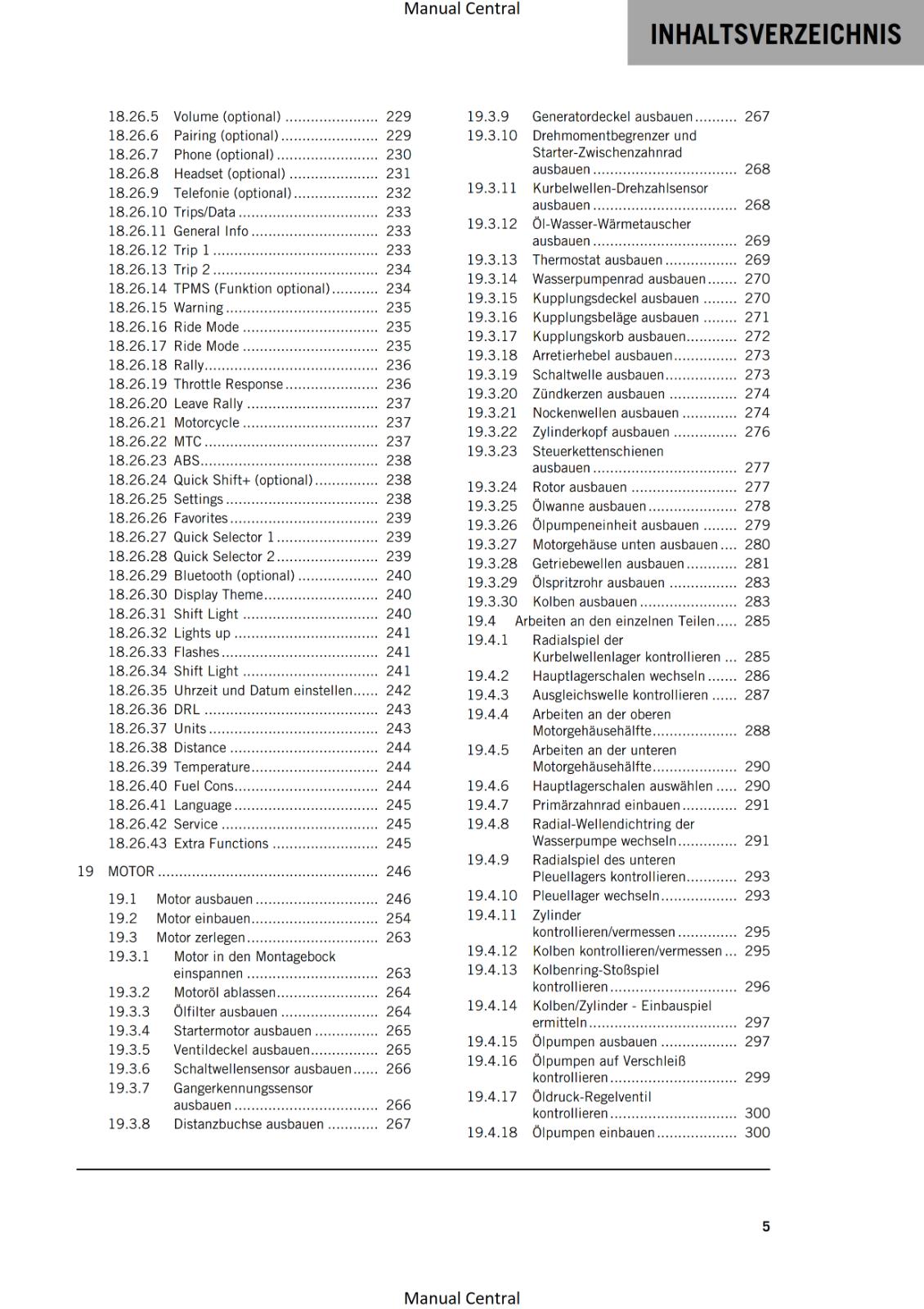 GERMAN LANGUAGE - KTM 2021 - 790 ADVENTURE R - REPARATURANLEITUNG