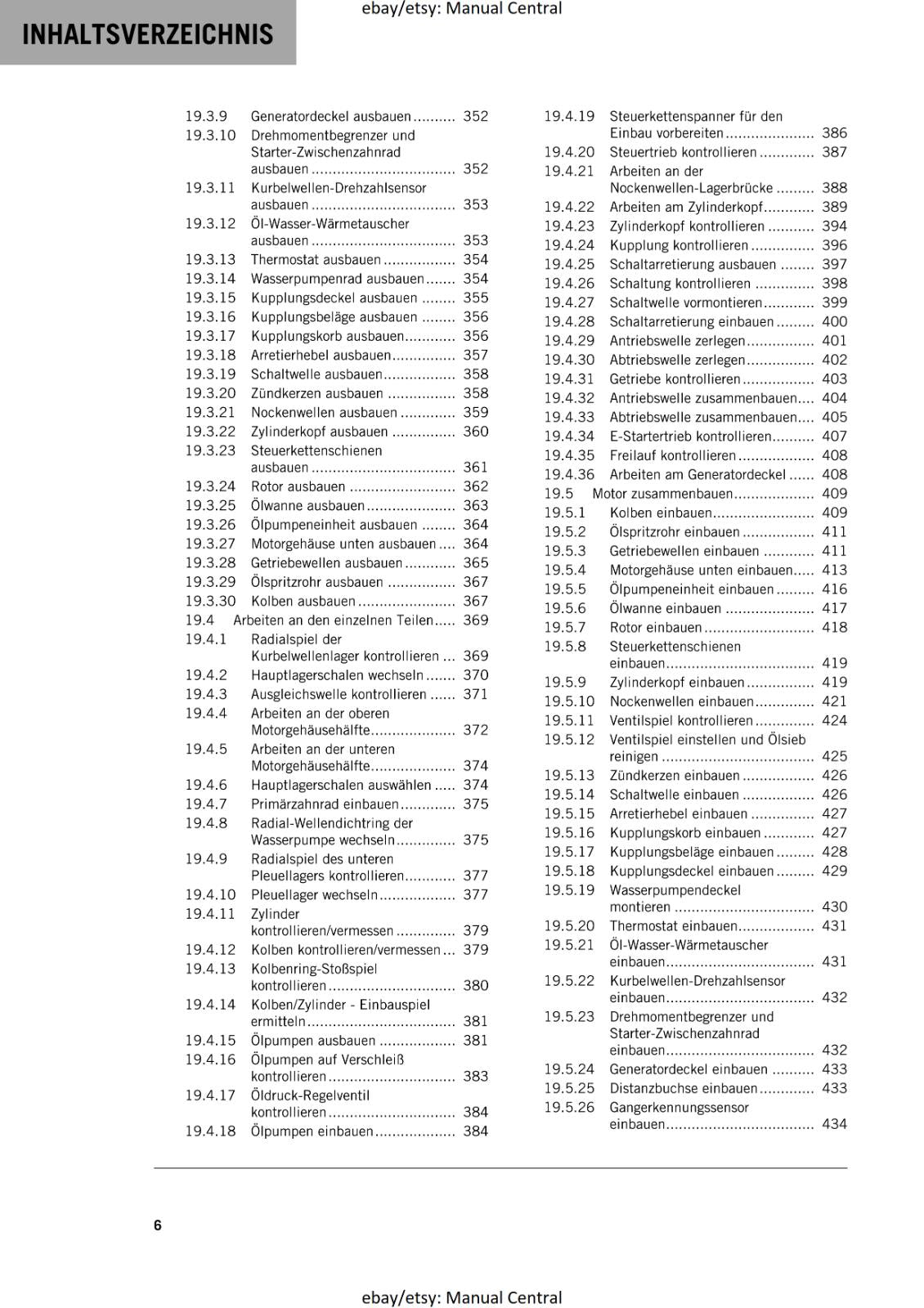 GERMAN LANGUAGE - KTM 2021 - 890 ADVENTURE R RALLY - REPARATURANLEITUNG