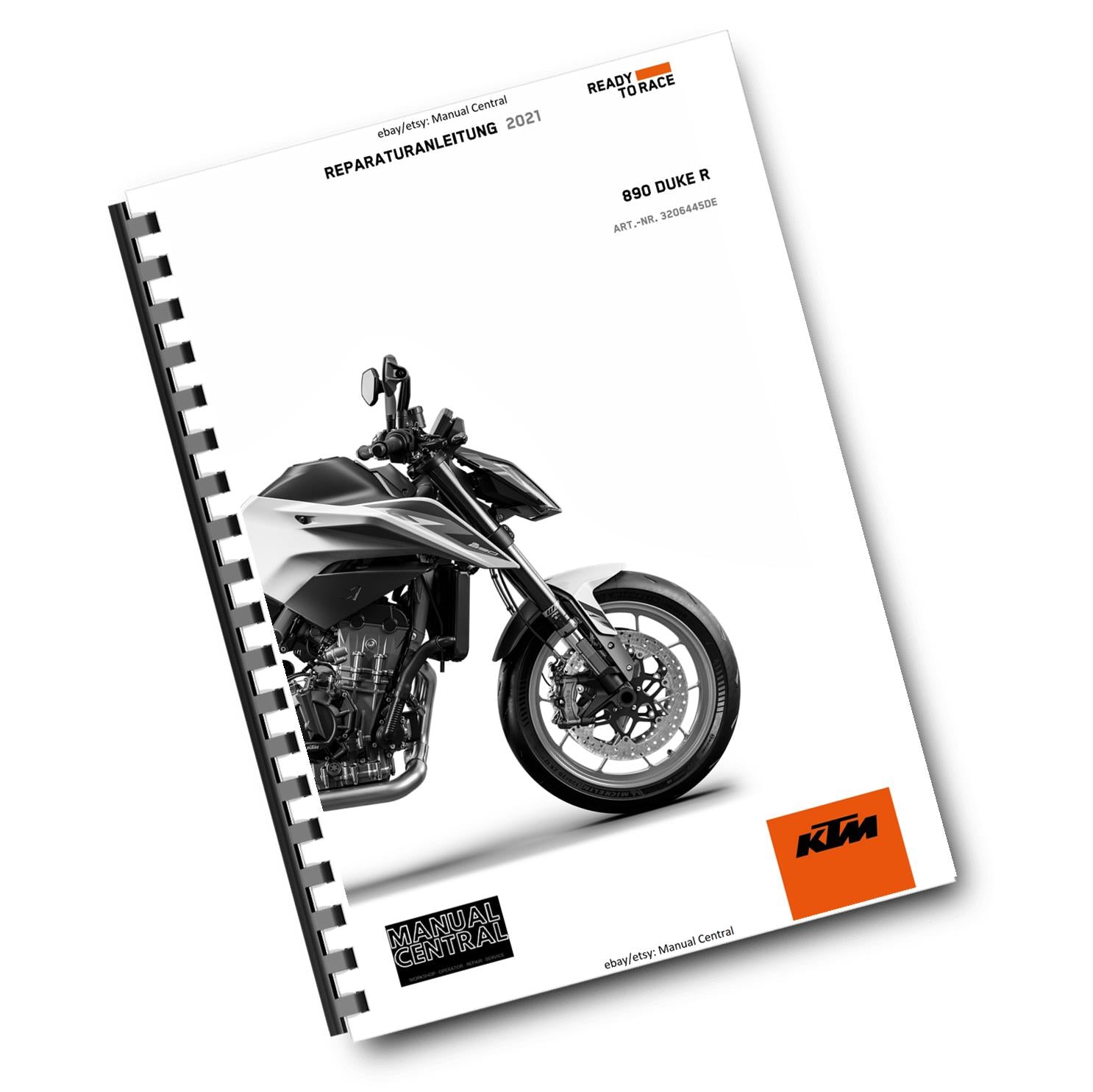 GERMAN LANGUAGE - KTM 2021 - 890 DUKE R - REPARATURANLEITUNG